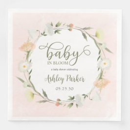 ベビーの開花ワイルドフラワーベビーシャワー