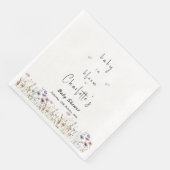 ベビーの開花ワイルドフラワーベビーシャワー (コーナー)