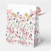 ベビーの開花ワイルドフラワーベビーシャワー フェイバーボックス (裏面サイド)