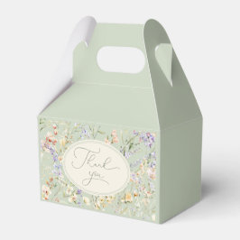 ベビーの開花ワイルドフラワーベビーシャワー フェイバーボックス