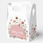 ベビーの開花ワイルドフラワーベビーシャワー フェイバーボックス (オープン)