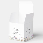 ベビーの開花ワイルドフラワーベビーシャワー フェイバーボックス (オープン)