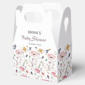 ベビーの開花ワイルドフラワーベビーシャワー フェイバーボックス (オープン)