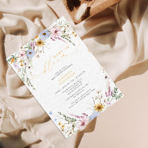 ベビーの開花ワイルドフラワーベビーシャワー