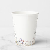 ベビーの開花ワイルドフラワーベビーシャワー 紙コップ (右)