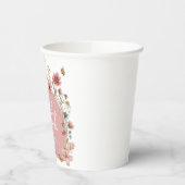 ベビーの開花ワイルドフラワーベビーシャワー 紙コップ (左)