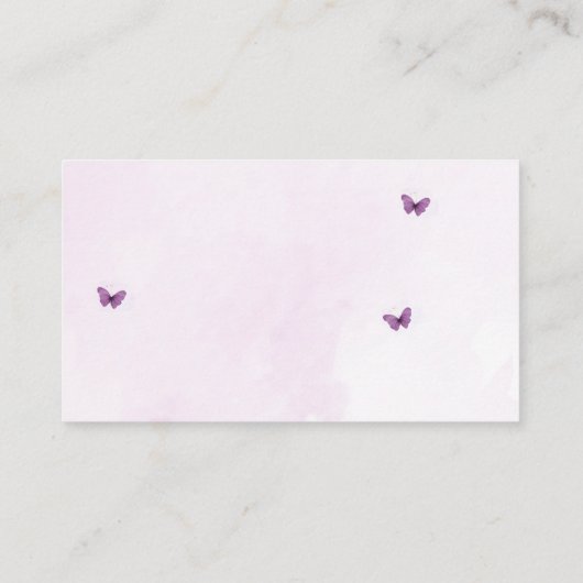 ベビーの開花弓の赤ちゃんシャワー本の要求 エンクロージャーカード (裏面)