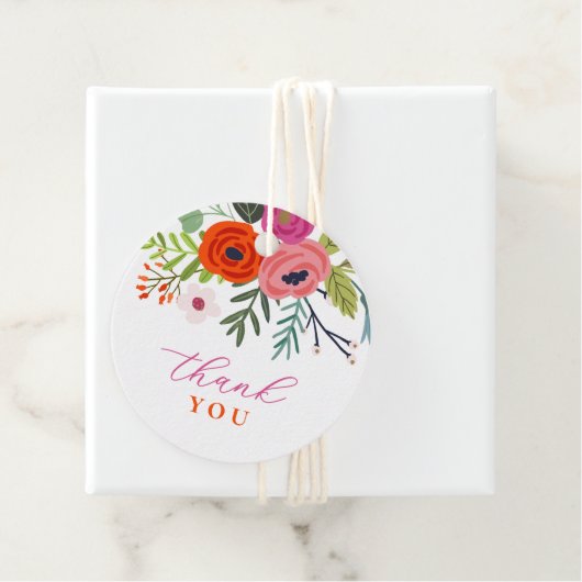 ベビーの開花明るいフローラベビーシャワー フェイバータグ (インサイチュ)