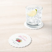 ベビーの開花明るいフローラベビーシャワー ペーパーコースター (インサイチュ)