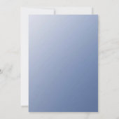 ベビーの開花春バイオレットワイルドフラワーベビーシャワー 招待状 (裏面)