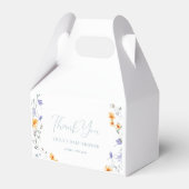 ベビーの開花春夏のフローラベビーシャワー フェイバーボックス (正面サイド)