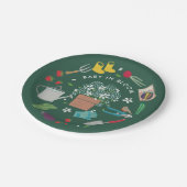 ベビーの開花栽培ガーデンファミリーベイビーシャワー ペーパープレート (アングル)