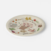 ベビーの開花栽培ガーデンファミリーベイビーシャワー ペーパープレート (アングル)