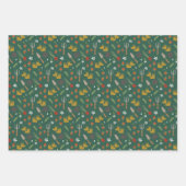 ベビーの開花栽培ガーデンベイビーシャワー ラッピングペーパーシート (正面3)