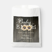 ベビーの開花水の色ひまわり赤ちゃんシャワー フェイバーバッグ (正面)