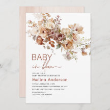 ベビーの開花花の水色ベビーシャワー