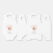 ベビーの開花赤ちゃんシャワーフローラ花植物学 フェイバーボックス (見開き)