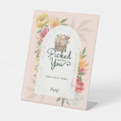 ベビーの開花選択のためにあなたフローラガーデン好意 台座サイン (正面)