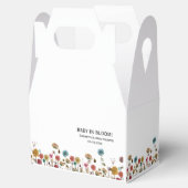 ベビーの開花野生の花のベビーシャワー フェイバーボックス (オープン)