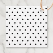 ベビーの開花野生の花ミツバチメッセージカード フェイバータグ (裏面)