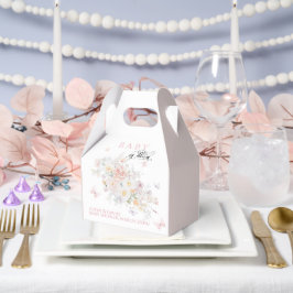 ベビーの開花野生の花蝶の赤ちゃんシャワー フェイバーボックス