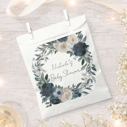 ベビーの開花：庭の赤インスパイアちゃんのシャワー フェイバーバッグ (クリップ留めされた状態)