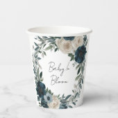 ベビーの開花:庭の赤インスパイアちゃんのシャワー 紙コップ (裏面)