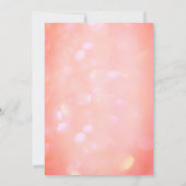 ベビーの開花、花、女の子または男の子のシャワー 招待状 (裏面)