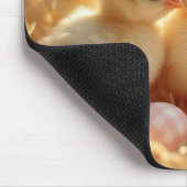 ベビーの雛とジンガムの卵 マウスパッド (コーナー)