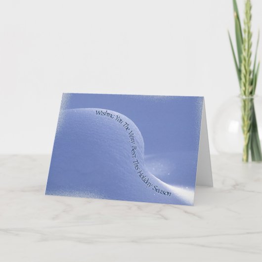 ベビーの雪の吹きだまり シーズンカード (正面)