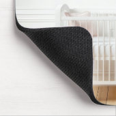 ベビーの雲のある子供部屋のベッド マウスパッド (コーナー)