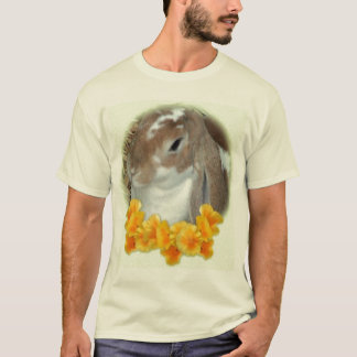 ベビーの顔のバニー Tシャツ