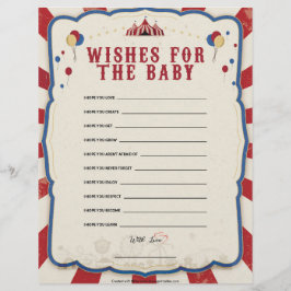 ベビーの願い[サーカステーマ] レターヘッド