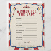 ベビーの願い[サーカステーマ] レターヘッド (正面/裏面)