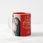 ベビーの風邪 ツートーンマグカップ (正面左)