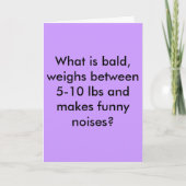 ベビーの驚き 案内状 (正面)