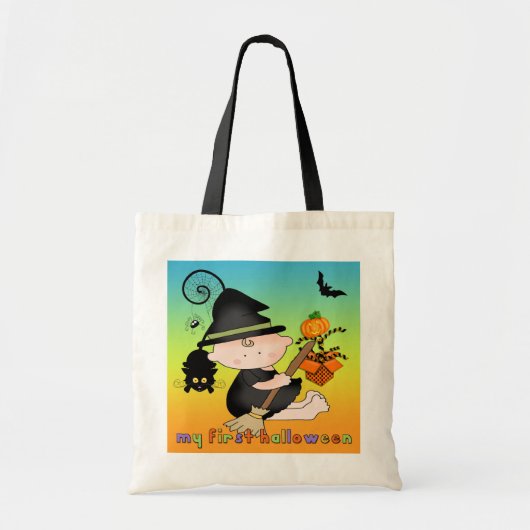 ベビーの魔法使いハロウィンの私の第1バッグ トートバッグ (正面)