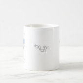 ベビーの鮫の歌、おもしろいな祖母の鮫のギフトのマグ コーヒーマグカップ (中央)