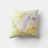 ベビーの黄色の鳥と蝶のフォトフレーム クッション (裏面)