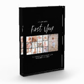 ベビーの1年目の写真コラージュスクリプト  フォトブロック (左)