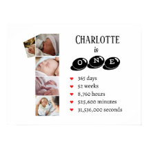 ベビーの1年間フォトコラージュ子供部屋ウォールアート