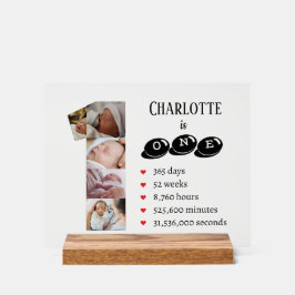 ベビーのIst Year Photo Collage Number 1 アクリルサイン