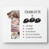 ベビーのIst Year Photo Collage Number 1 フォトプラーク (正面)