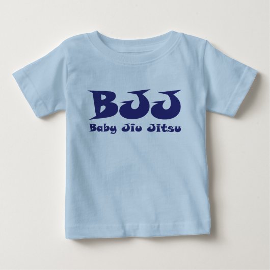 ベビーのJiu Jitsuの乳児のTシャツ ベビーTシャツ (正面)