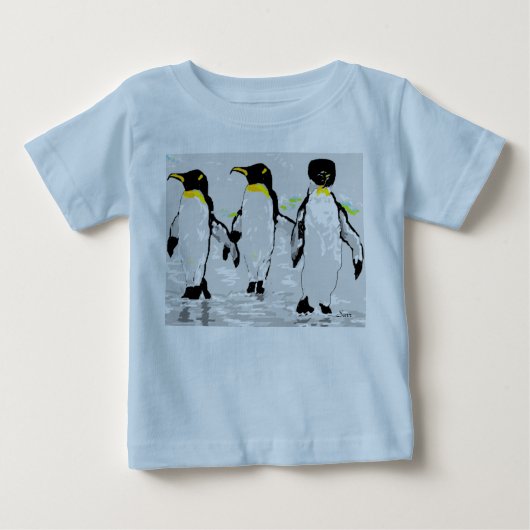 ベビーのTシャツペンギン ベビーTシャツ (正面)