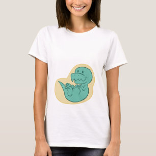 ベビーのTレックスのマタニティシャツ Tシャツ