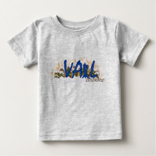 ベビーのVailコロラド州のワイシャツ ベビーTシャツ