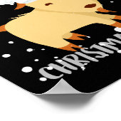 ベビーはまだプンしていないクリスマスのヤギ来を ポスター (角)