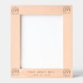 ベビーはまだ両親と一緒に暮らしている レーザー彫刻フレーム (正面)