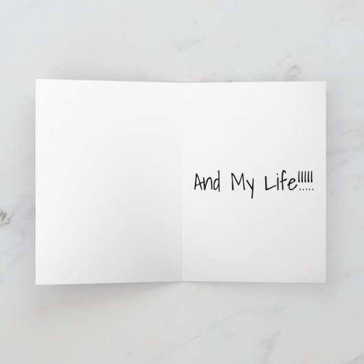 *ベビーはまだ私のファイア/マイライフ*ラブカードに火を付け続ける シーズンカード (内部)